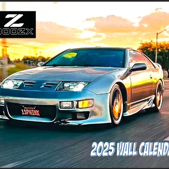 2025 Nissan 300ZX Z32 Wall Calendar - Picture 1 of 8